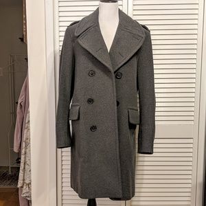 Burberry Brit Men's Double-breasted Wool Overcoat